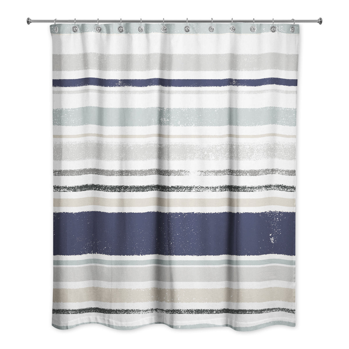 Lecuyer Striped Shower Curtain