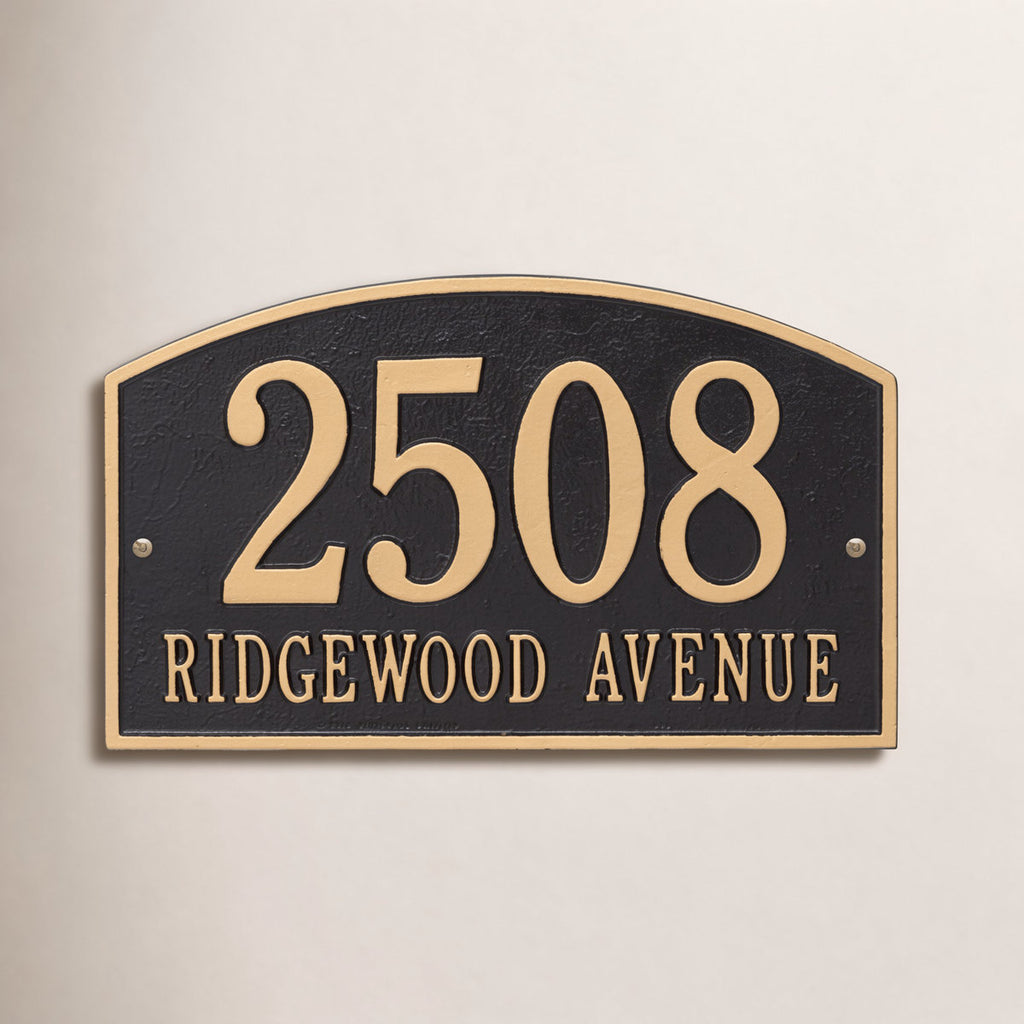 Legacy 2-Line Wall Address Plaque