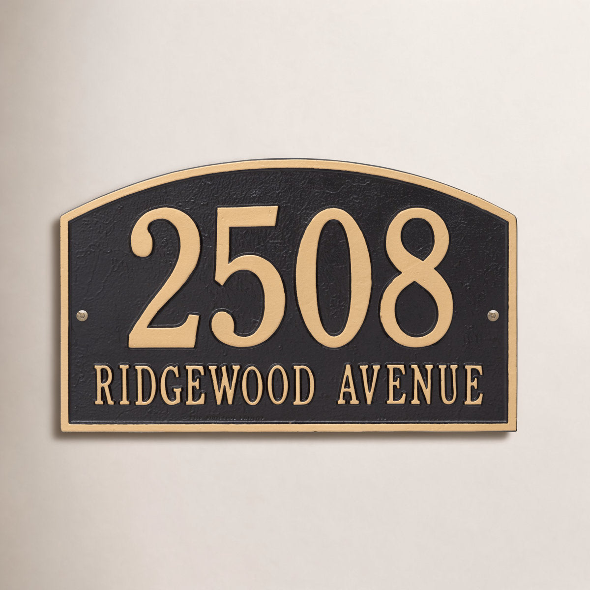 Legacy 2-Line Wall Address Plaque