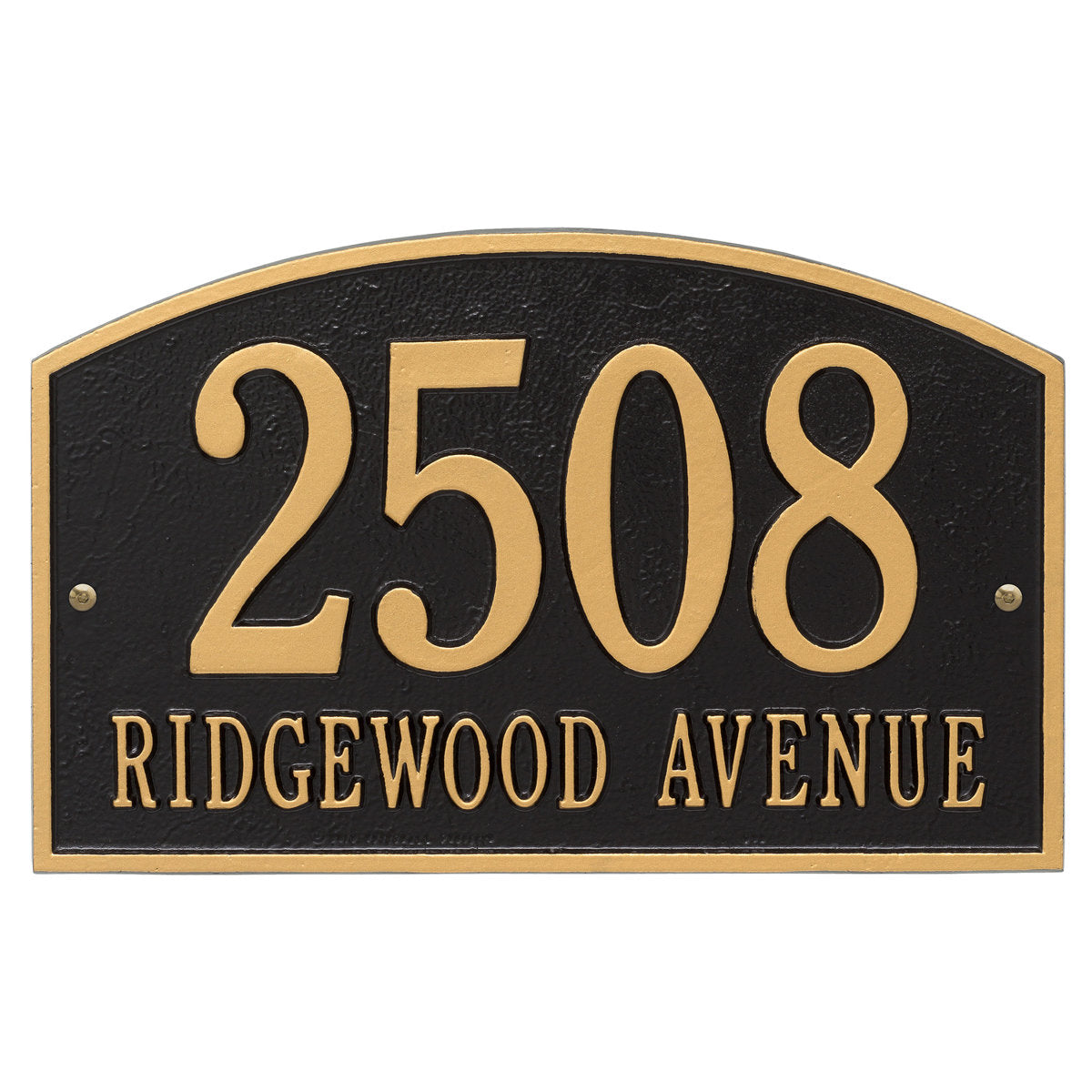 Legacy 2-Line Wall Address Plaque