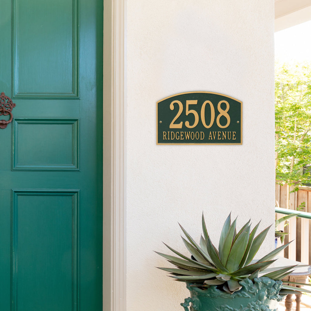 Legacy 2-Line Wall Address Plaque