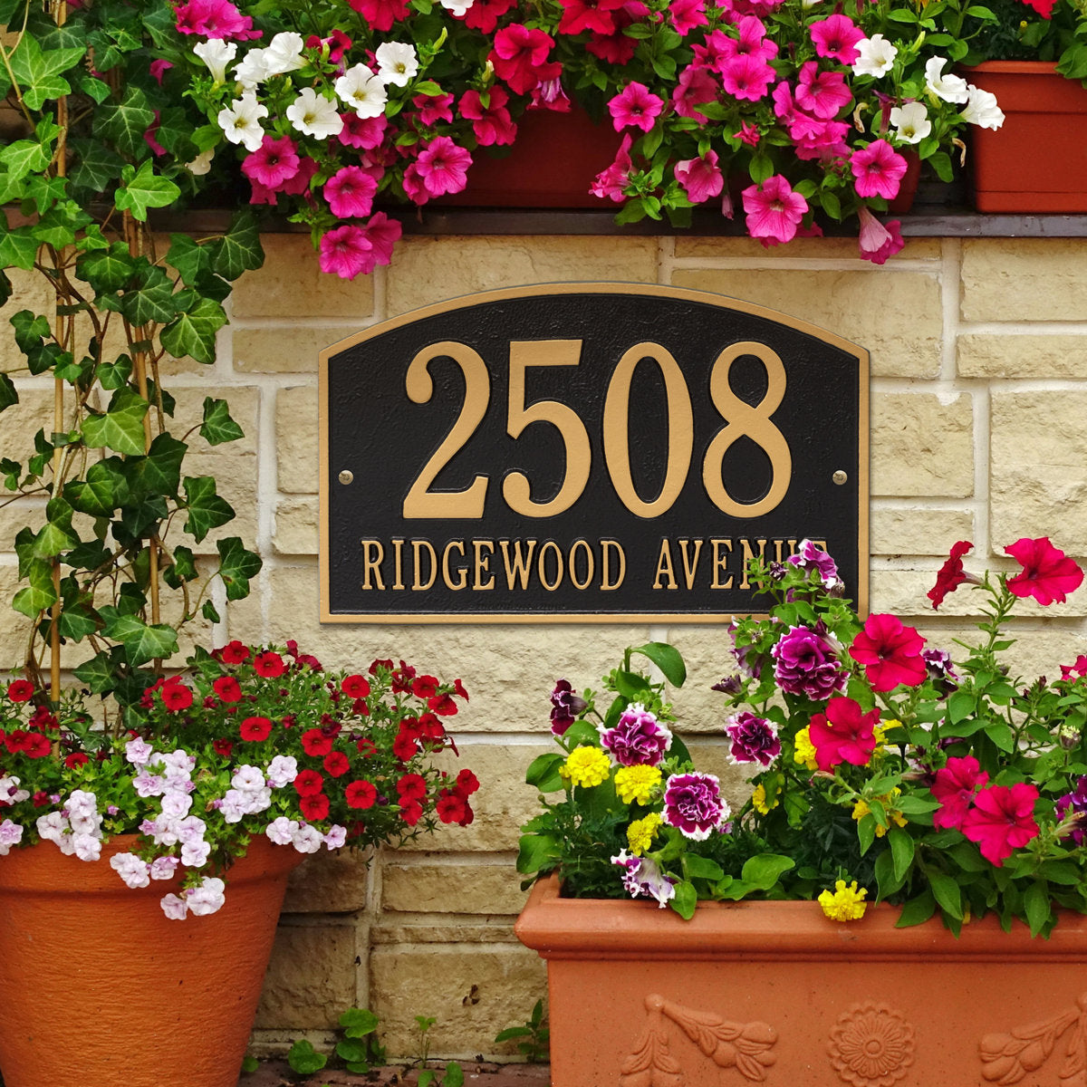 Legacy 2-Line Wall Address Plaque