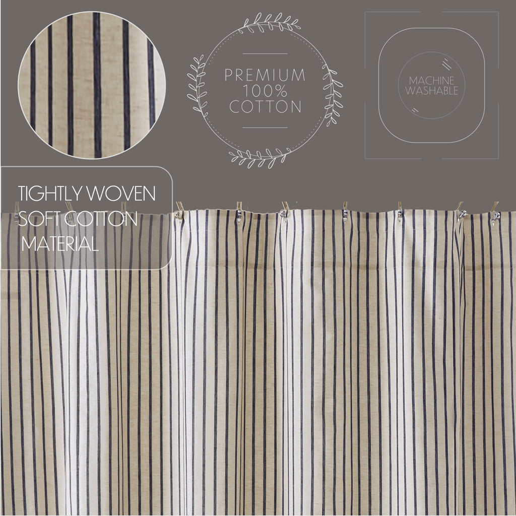 Liseron Striped Shower Curtain