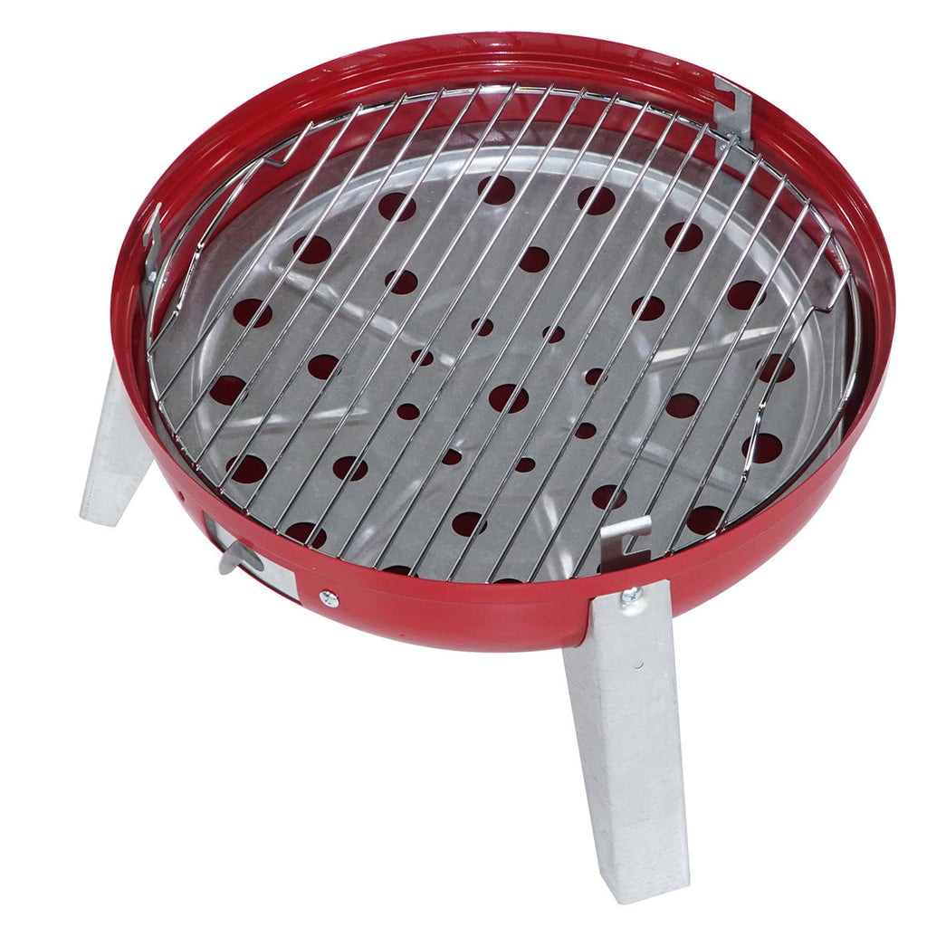 Lock N Go Charcoal Grill-Red