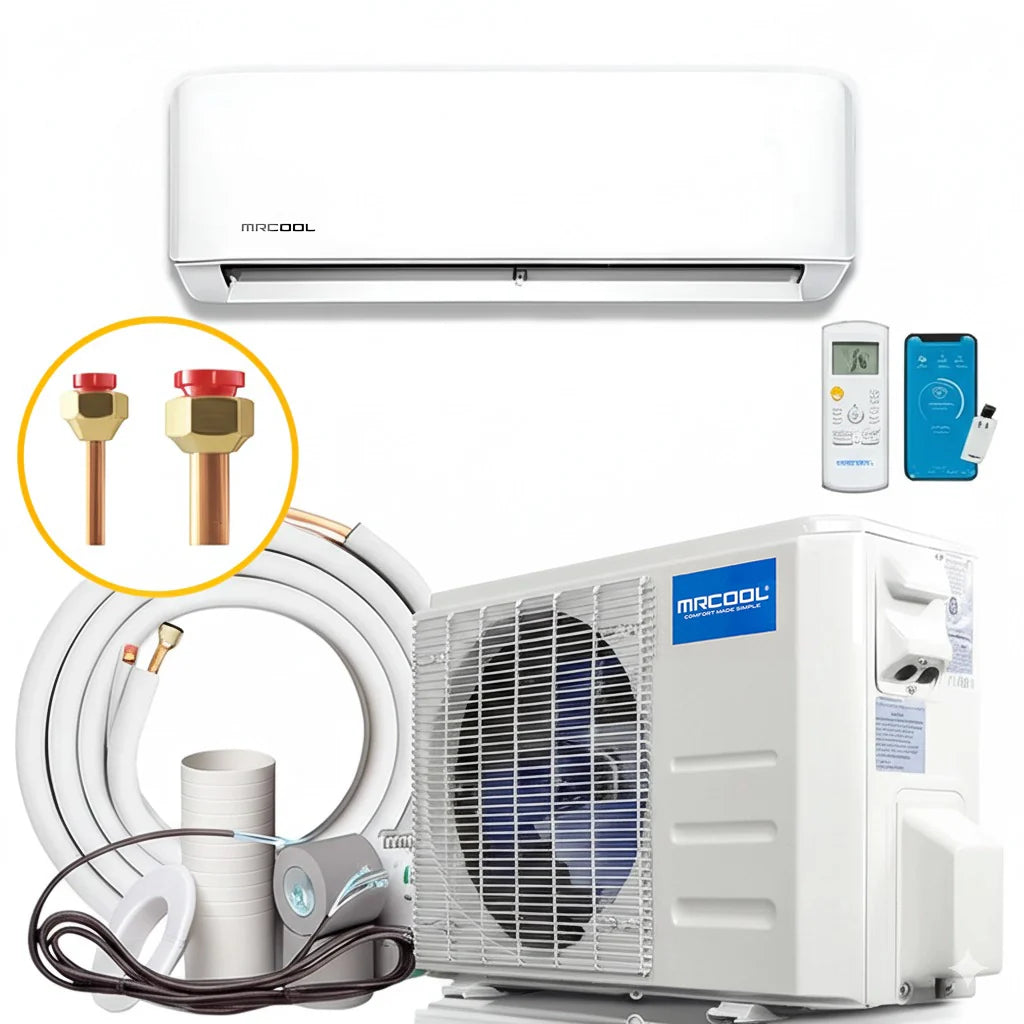 MRCOOL Advantage 5G 18,000 BTU 19.2 SEER2 Ductless Mini Split Air Conditioner and Heat Pump - 230V