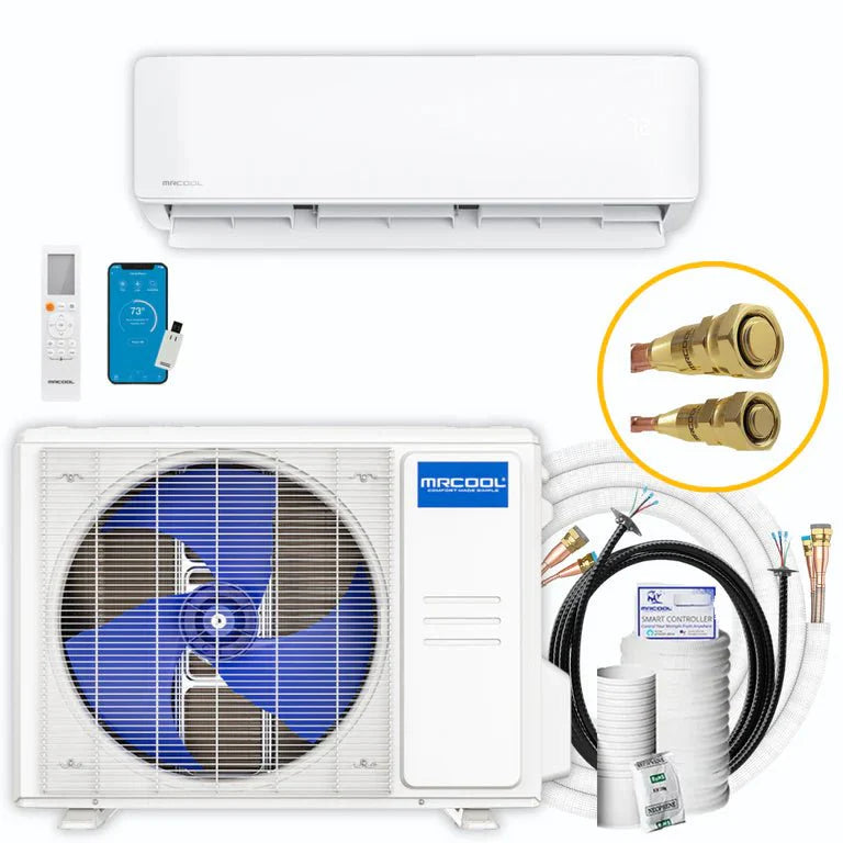 MRCOOL DIY 18K 18,000 BTU 22.7 SEER2 4th Gen Ductless Mini Split Air Conditioner and Heat Pump - 230V