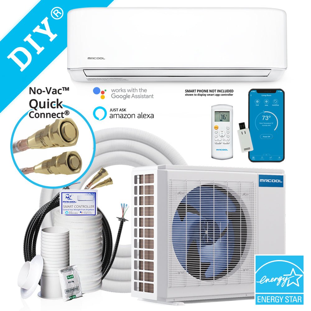 MRCOOL DIY 18K 18,000 BTU 22.7 SEER2 4th Gen Ductless Mini Split Air Conditioner and Heat Pump - 230V