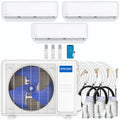 MRCOOL DIY 5th Gen Multi-Zone 3-Zone 27,000 BTU 23 SEER2 (9K + 9K + 12K) Ductless Mini-Split Air Conditioner and Heat Pump