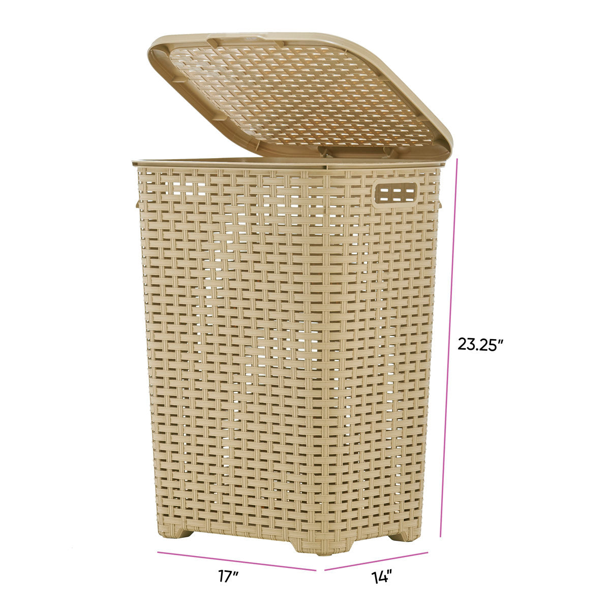 Machine Made Plastic Laundry Hamper