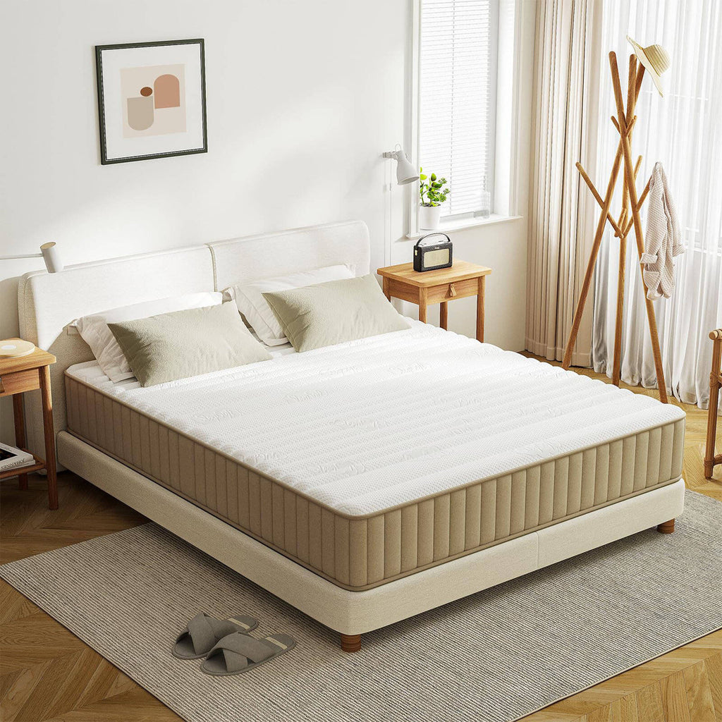 Mattress  10&14Inch Firm Mattress In A Box,Hybrid Memory Foam Mattress With Individual Pocket Spring For Motion Isolation & Pressure Relief, Certipur-US