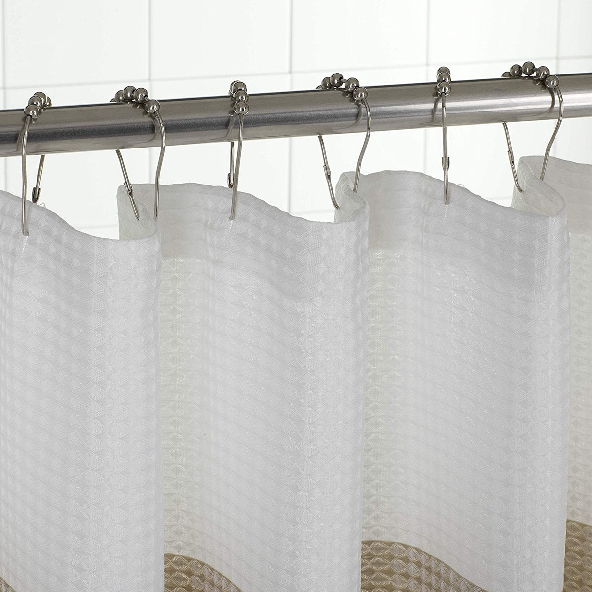 Mauldin Ombre Striped Single Shower Curtain