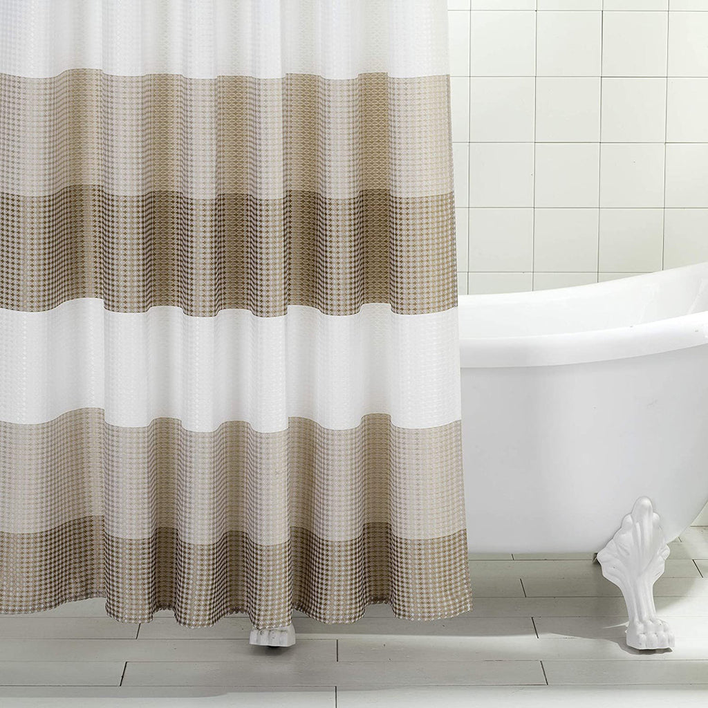 Mauldin Ombre Striped Single Shower Curtain