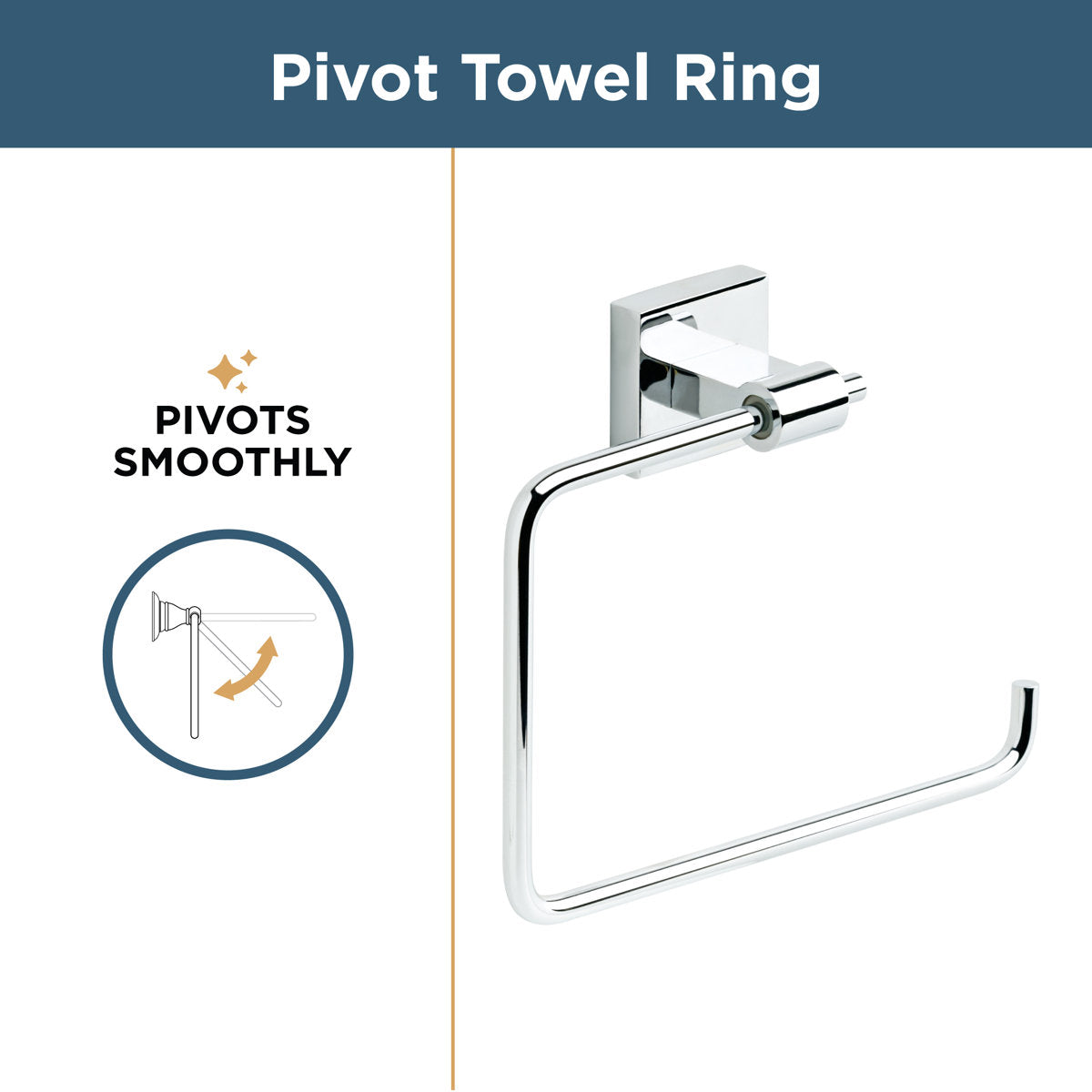 Maxted Towel Ring MAX46-PC