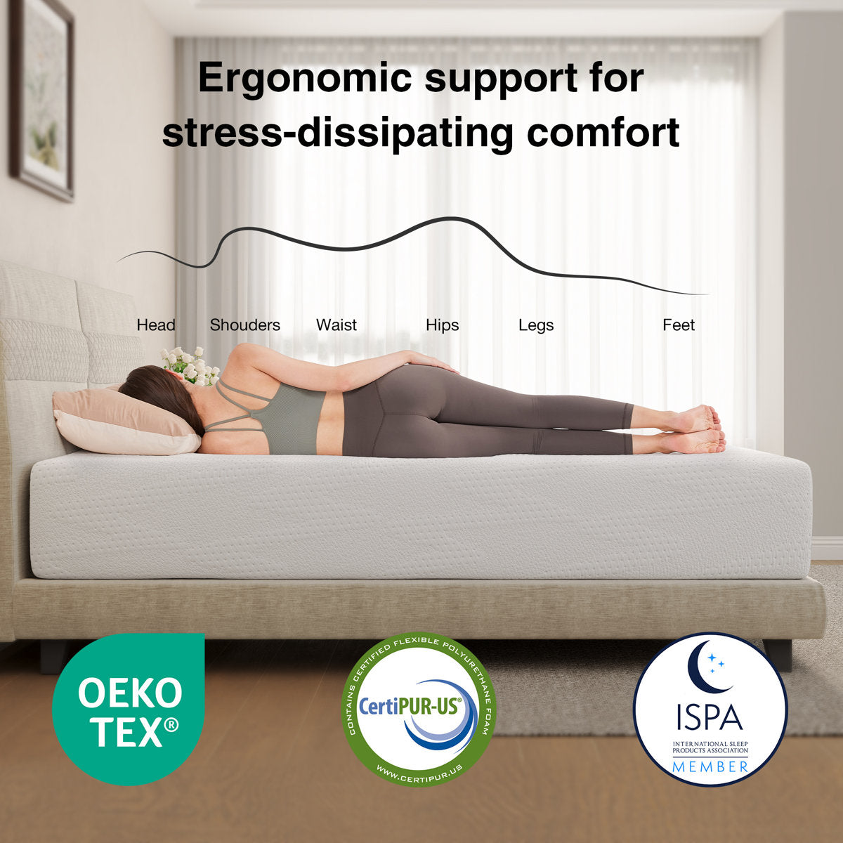 Medium Gel Memory Foam Mattress