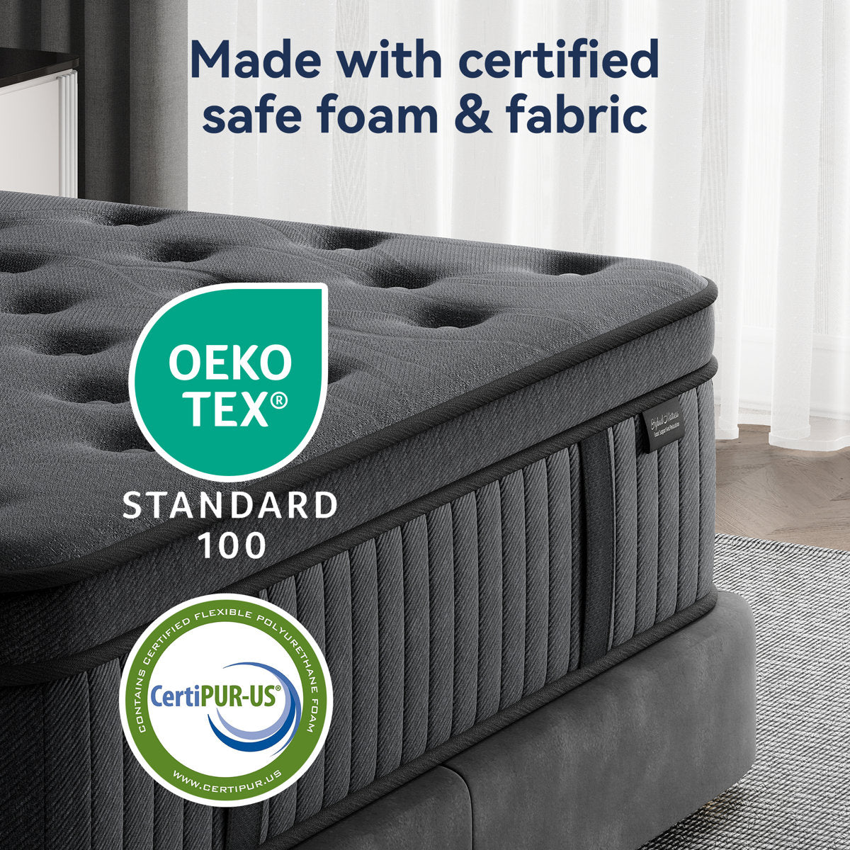 Medium Pocket Spring Hybrid Mattress With Memory Foam