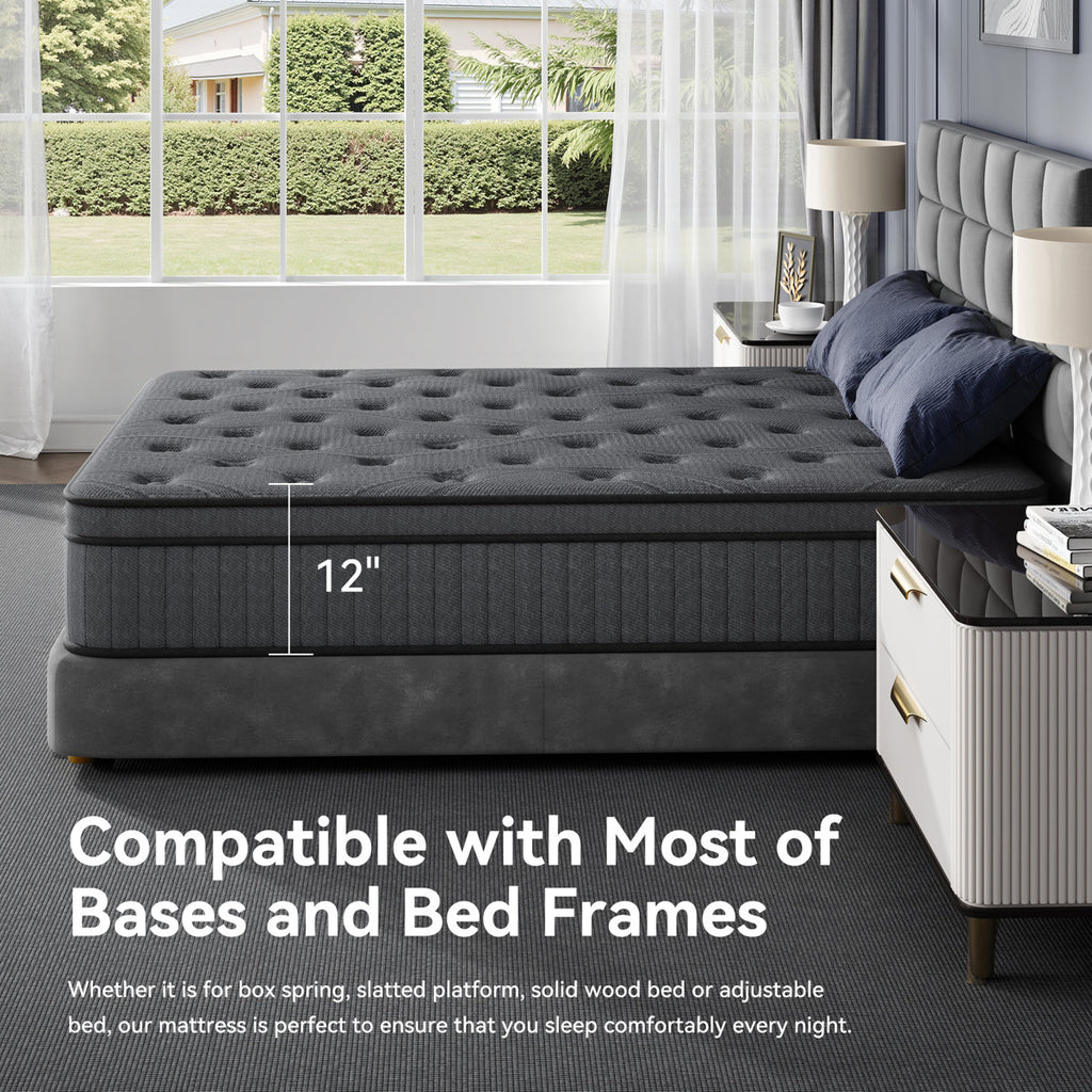 Medium Pocket Spring Hybrid Mattress With Memory Foam
