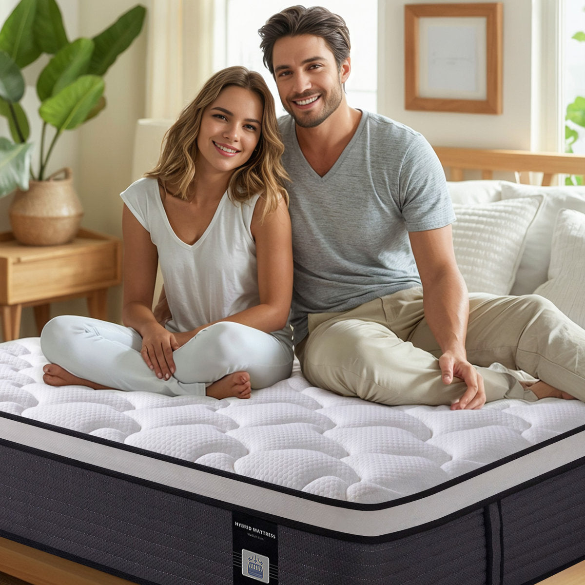 Meith 12" Plush Memory Foam Hybrid Mattress in a Box, OEKO-TEX® Certified