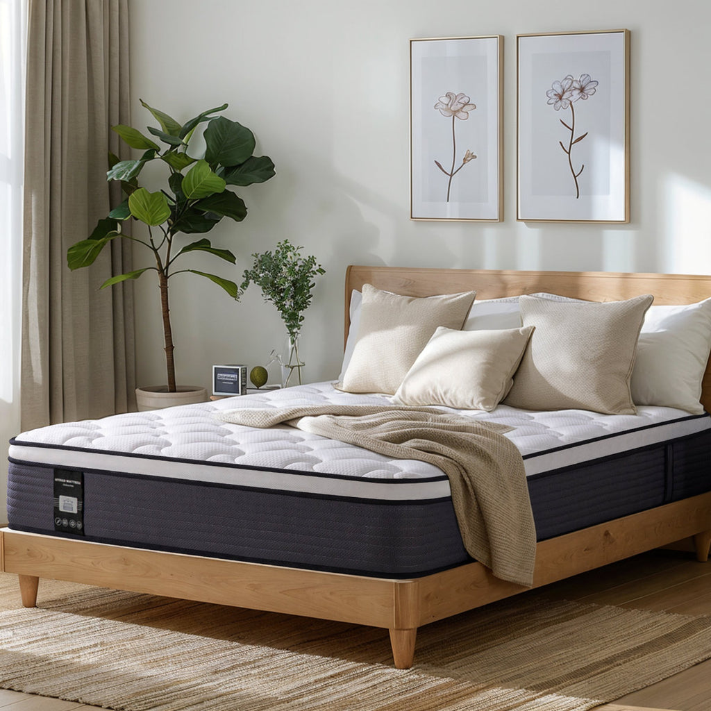 Meith 12" Plush Memory Foam Hybrid Mattress in a Box, OEKO-TEX® Certified