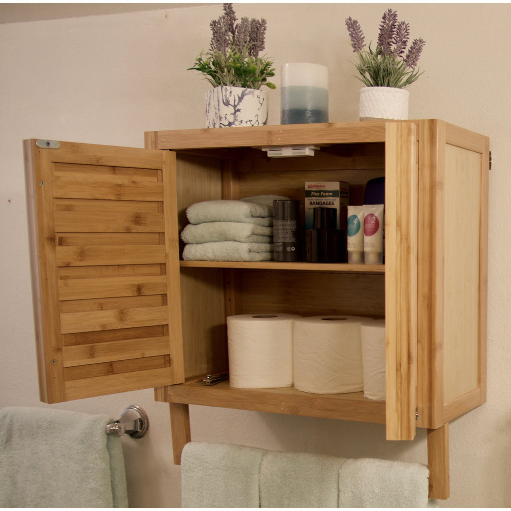 Mitch Solid Wood Bathroom Cabinet