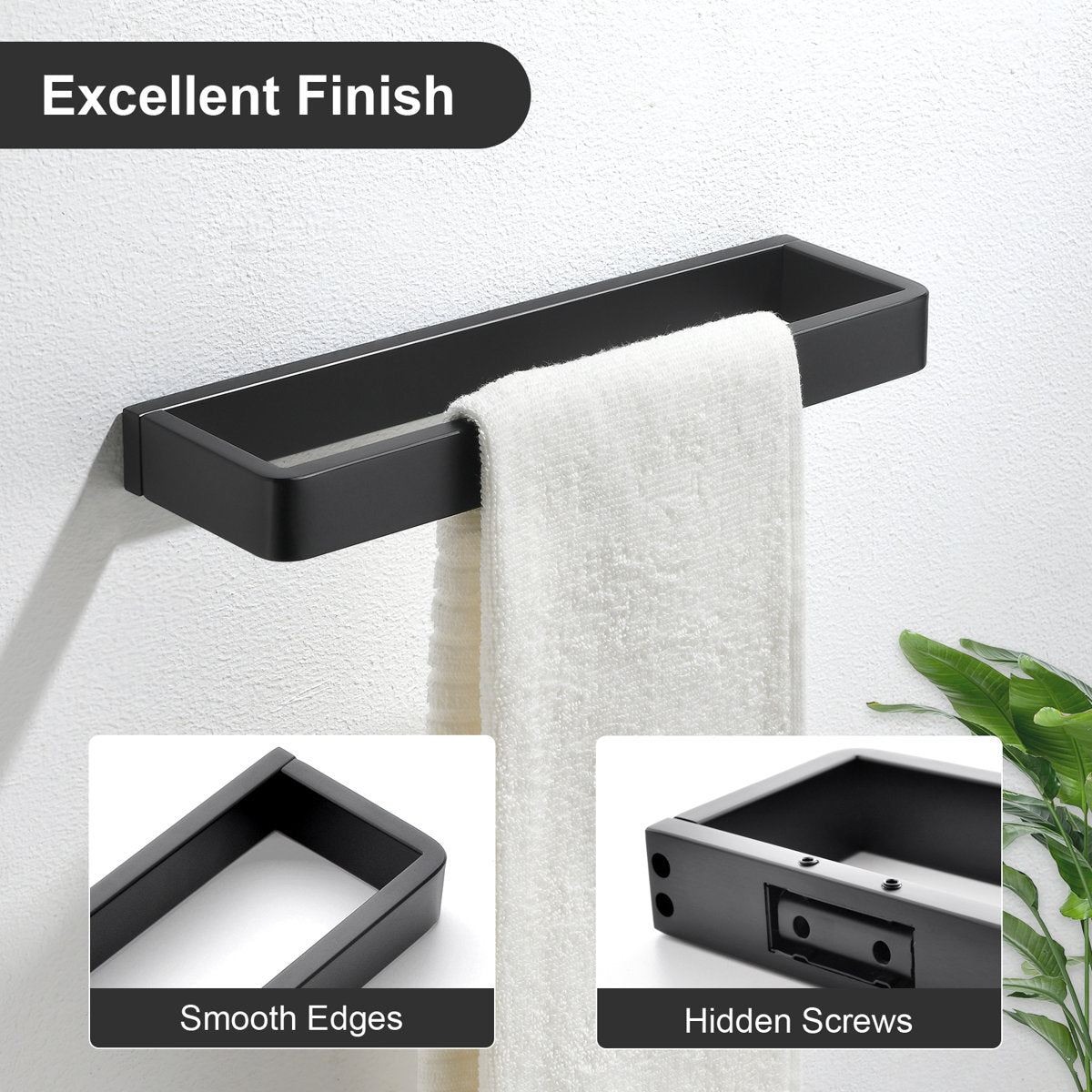 Moden Towel Ring Q8TR-BK