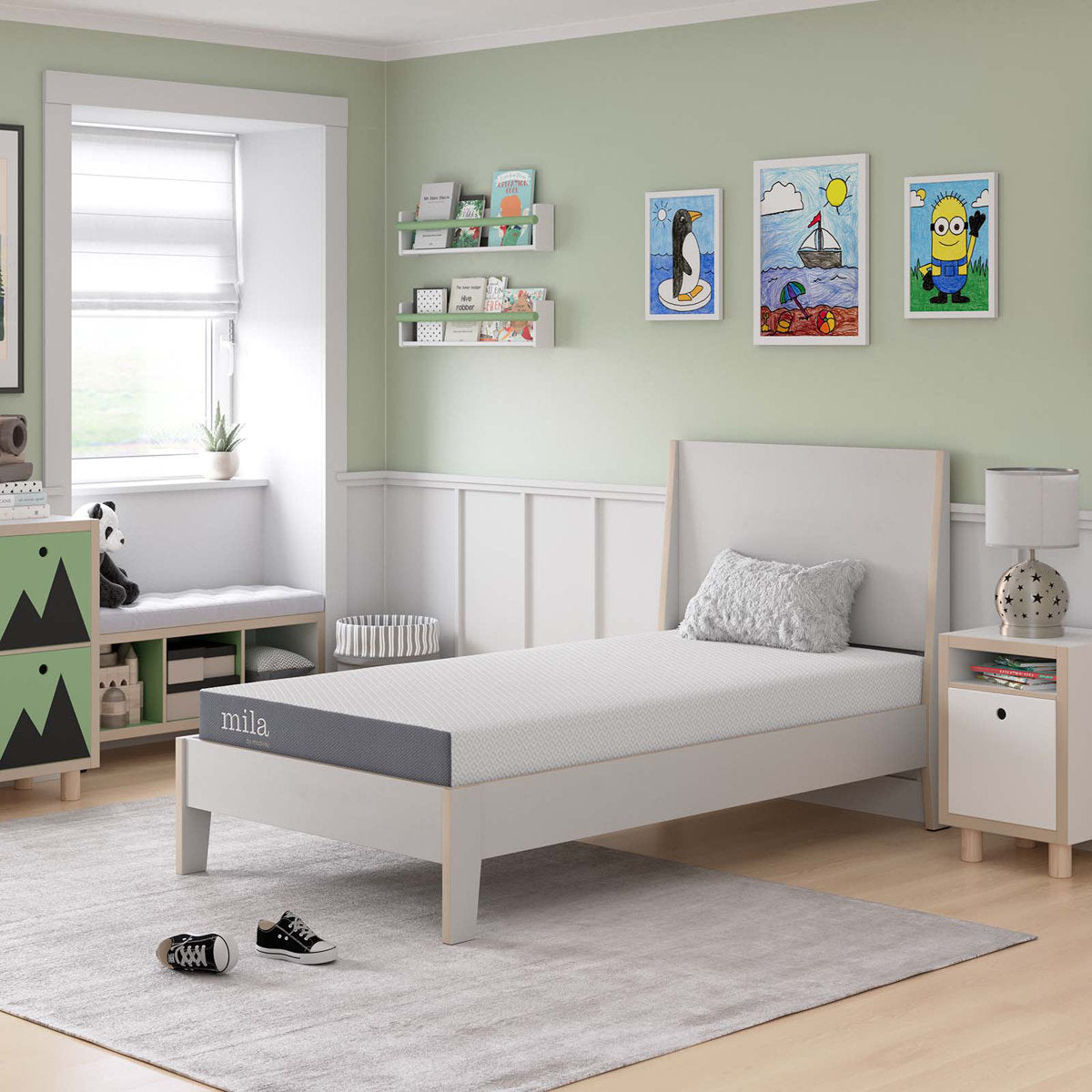 Modway Mila Firm 6" Fiberglass Free Memory Foam Narrow Twin Mattress