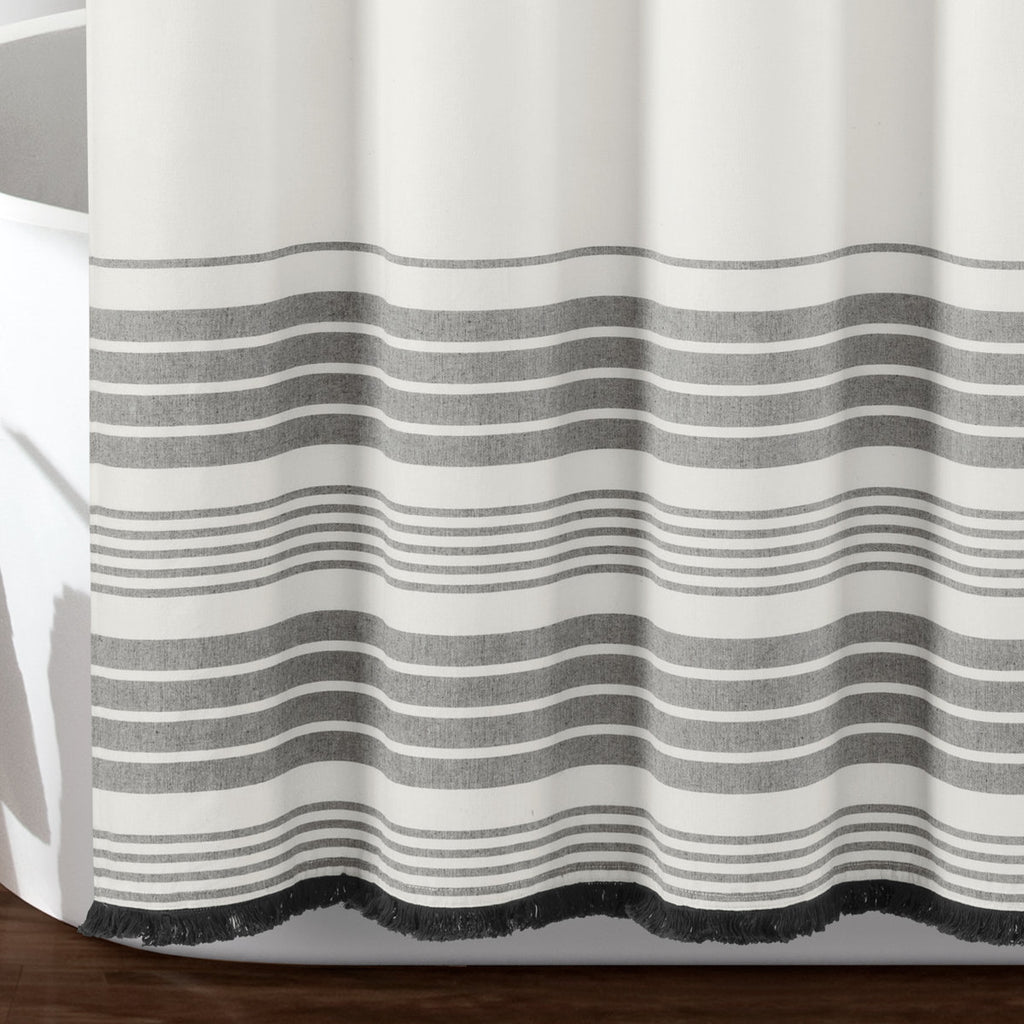 Nantucket Striped Shower Curtain