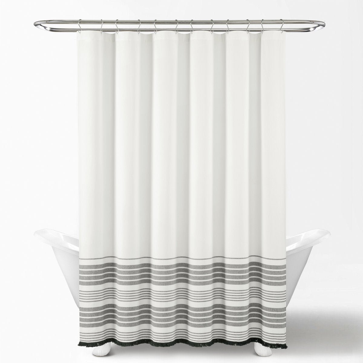 Nantucket Striped Shower Curtain