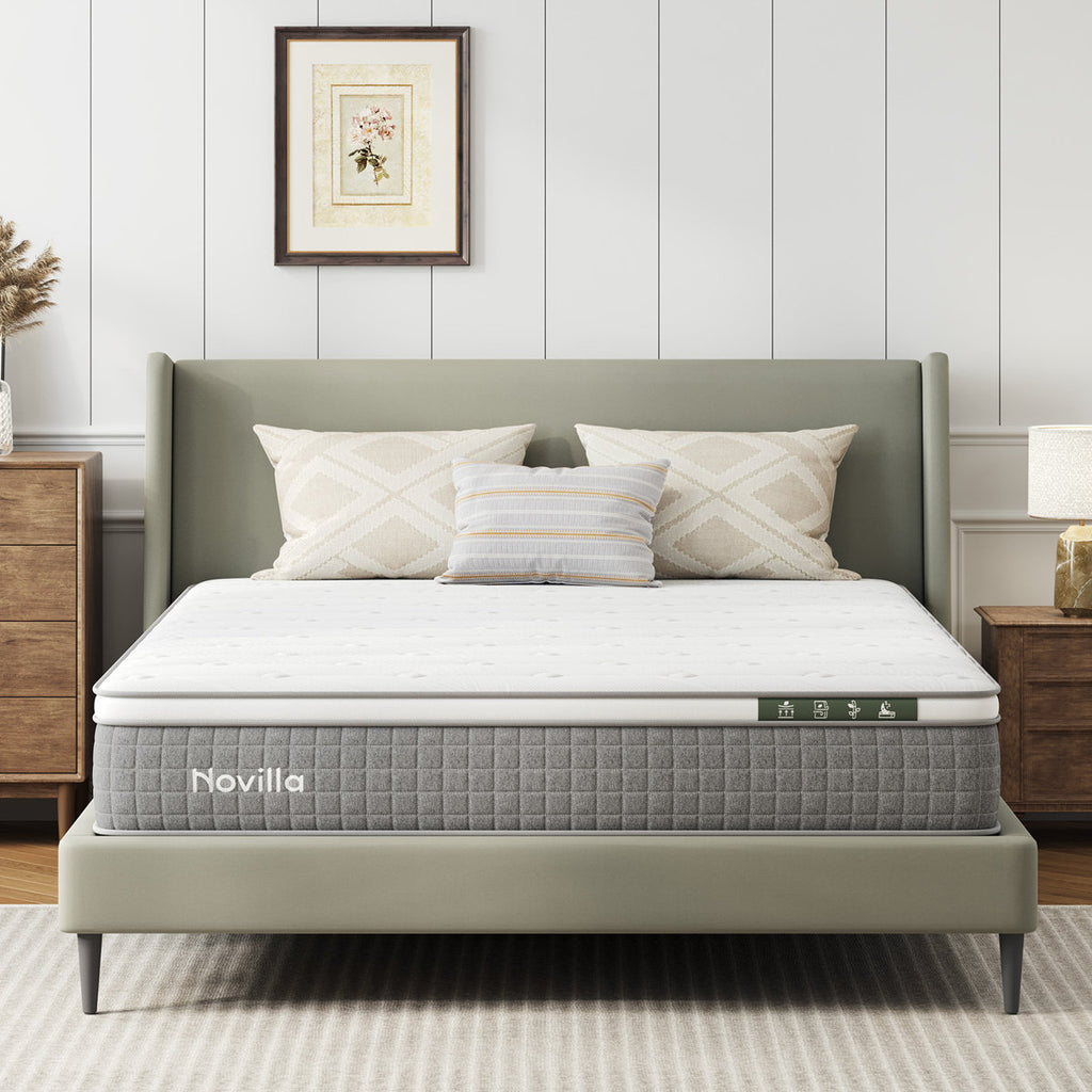 Novilla 10"/12"/14" Gel Memory Foam Hybrid Mattress
