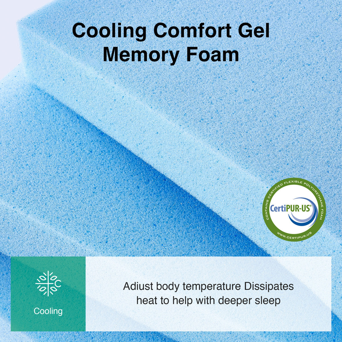 Novilla 14" Medium Firm Gel Memory Foam Hybrid Mattress with CertiPUR-US and ACA Certified