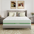 Novilla 14" Medium Firm Gel Memory Foam Hybrid Mattress with CertiPUR-US and ACA Certified