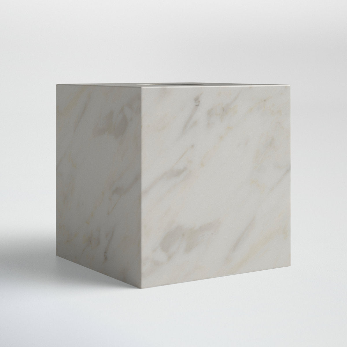 Nyla Marble Tissue Box Cover