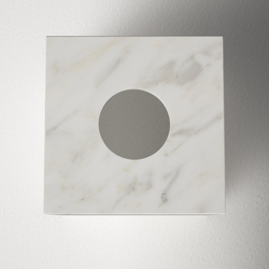 Nyla Marble Tissue Box Cover