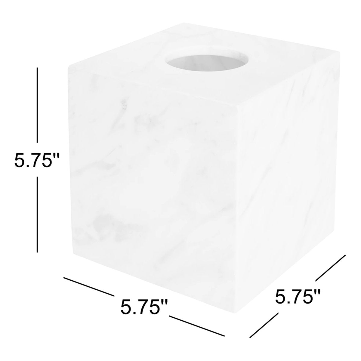 Nyla Marble Tissue Box Cover