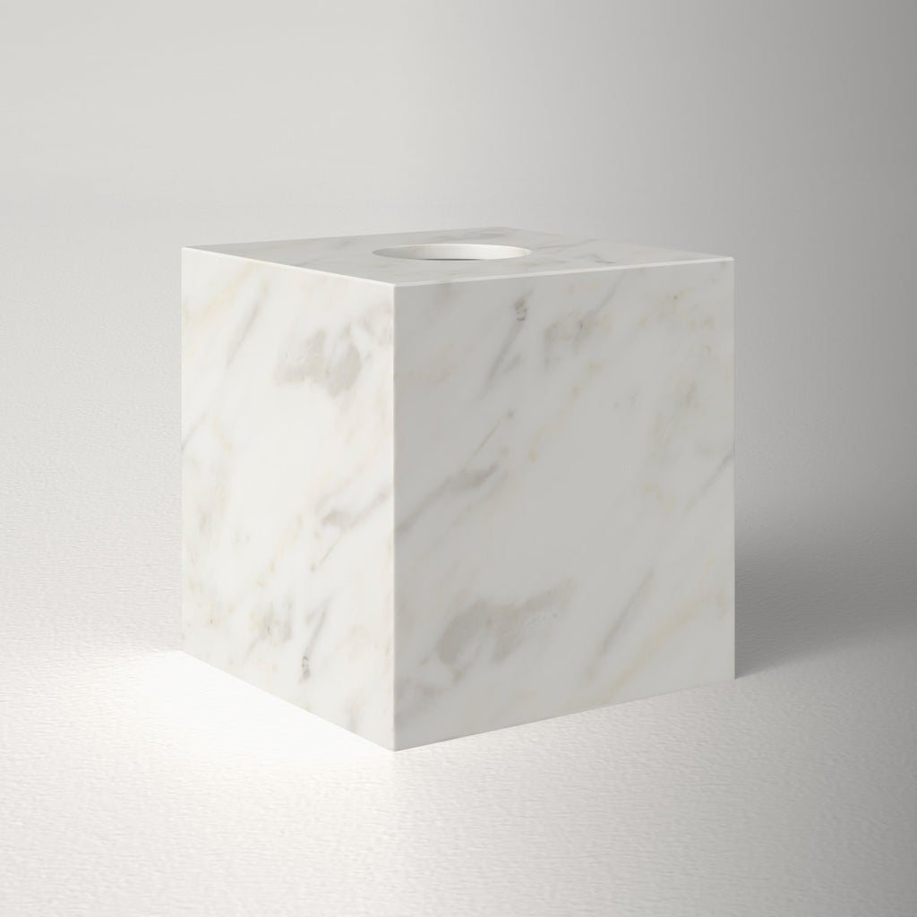 Nyla Marble Tissue Box Cover