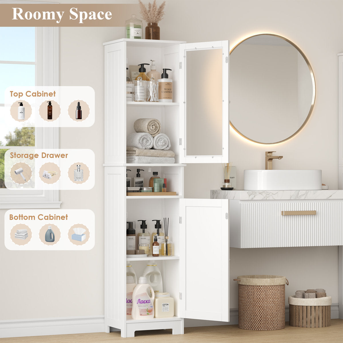 Olvera Linen Cabinet