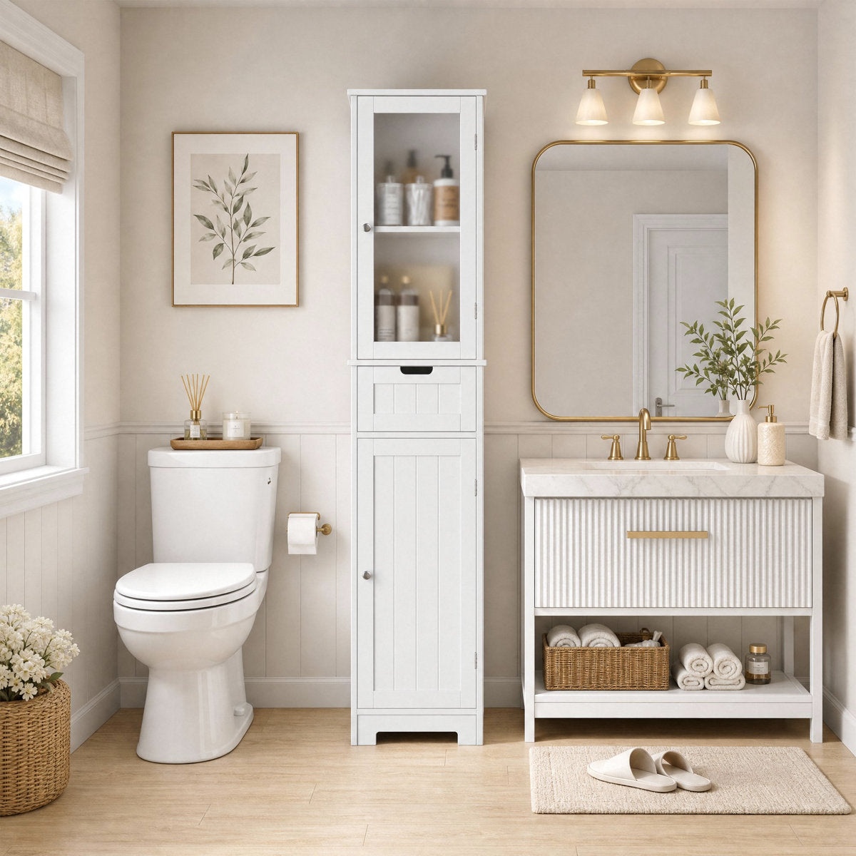 Olvera Linen Cabinet