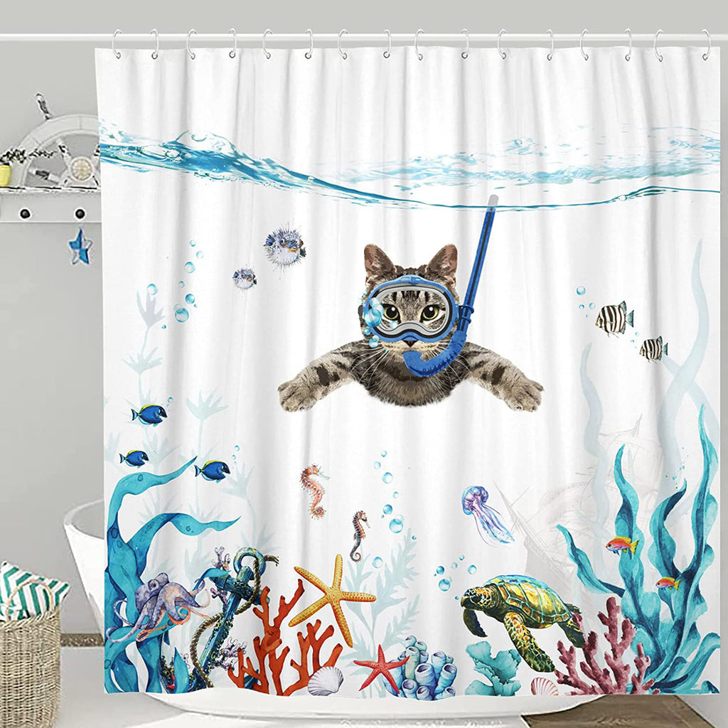 Ophia Shower Curtain with Hooks Included