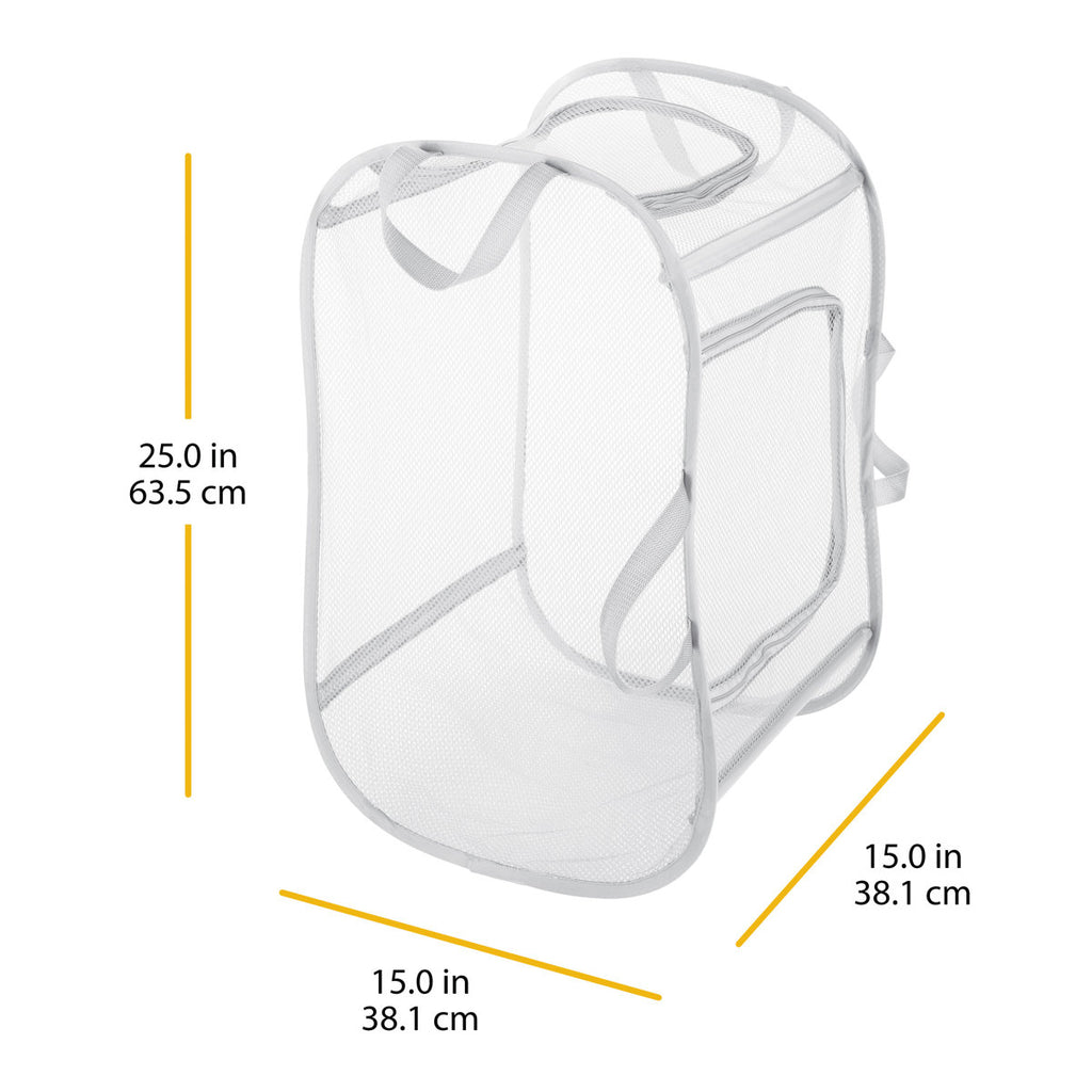 POP & FOLD TWO WAY HAMPER-GLACIER