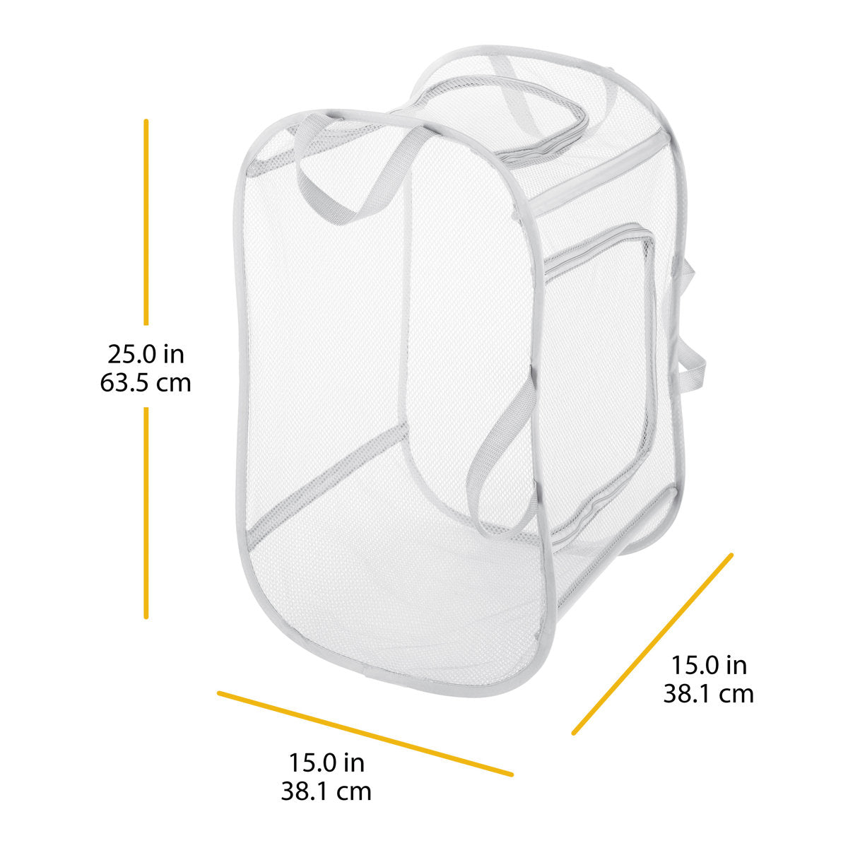 POP & FOLD TWO WAY HAMPER-GLACIER