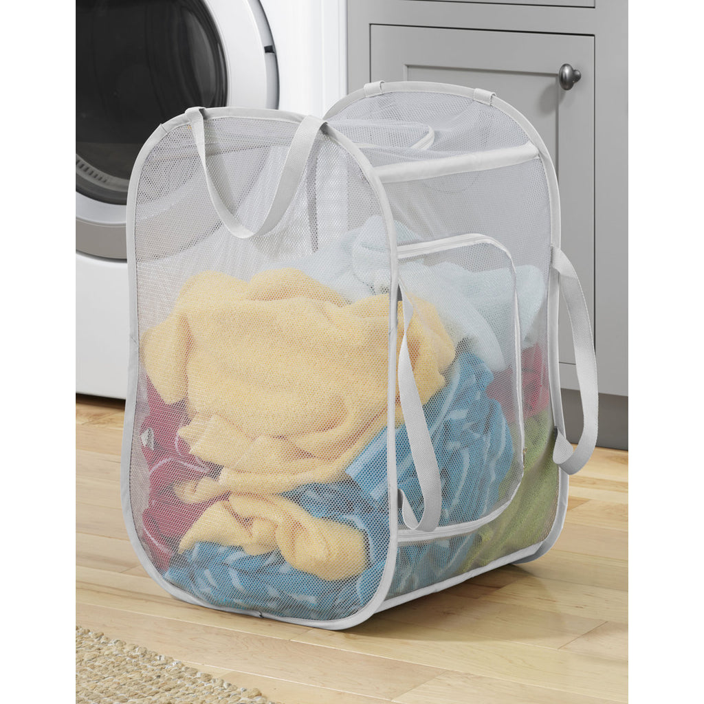 POP & FOLD TWO WAY HAMPER-GLACIER