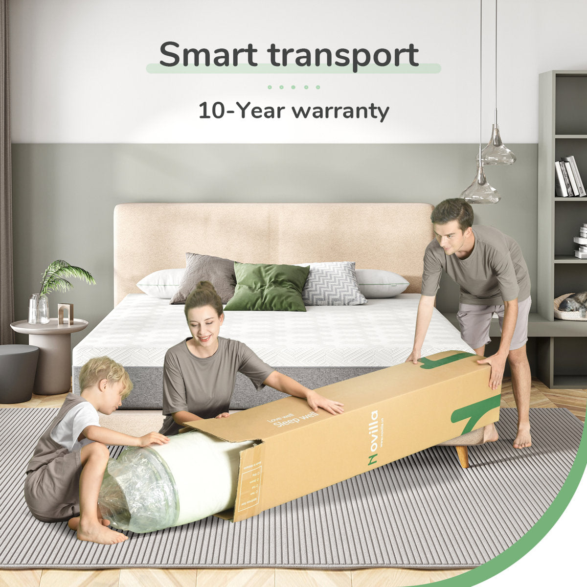 Pedra 10'' Medium Gel Memory Foam Mattress