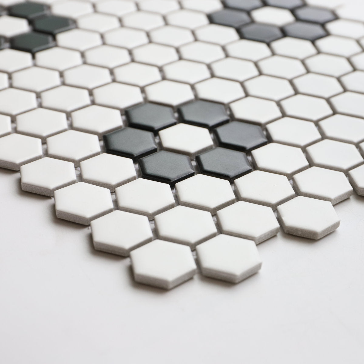 Perfection 1¡° x 1 Porcelain Honeycomb Mosaic Wall & Floor Tile