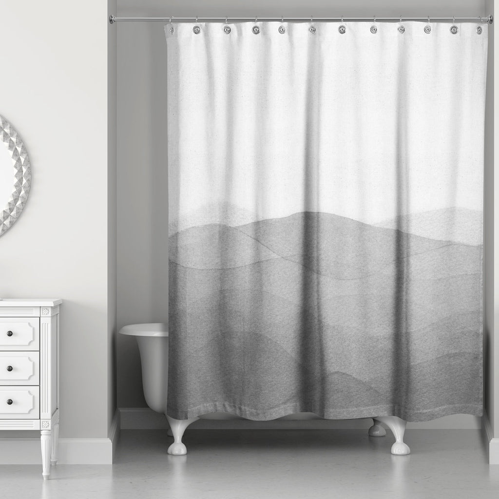 Perine Abstract Single Shower Curtain