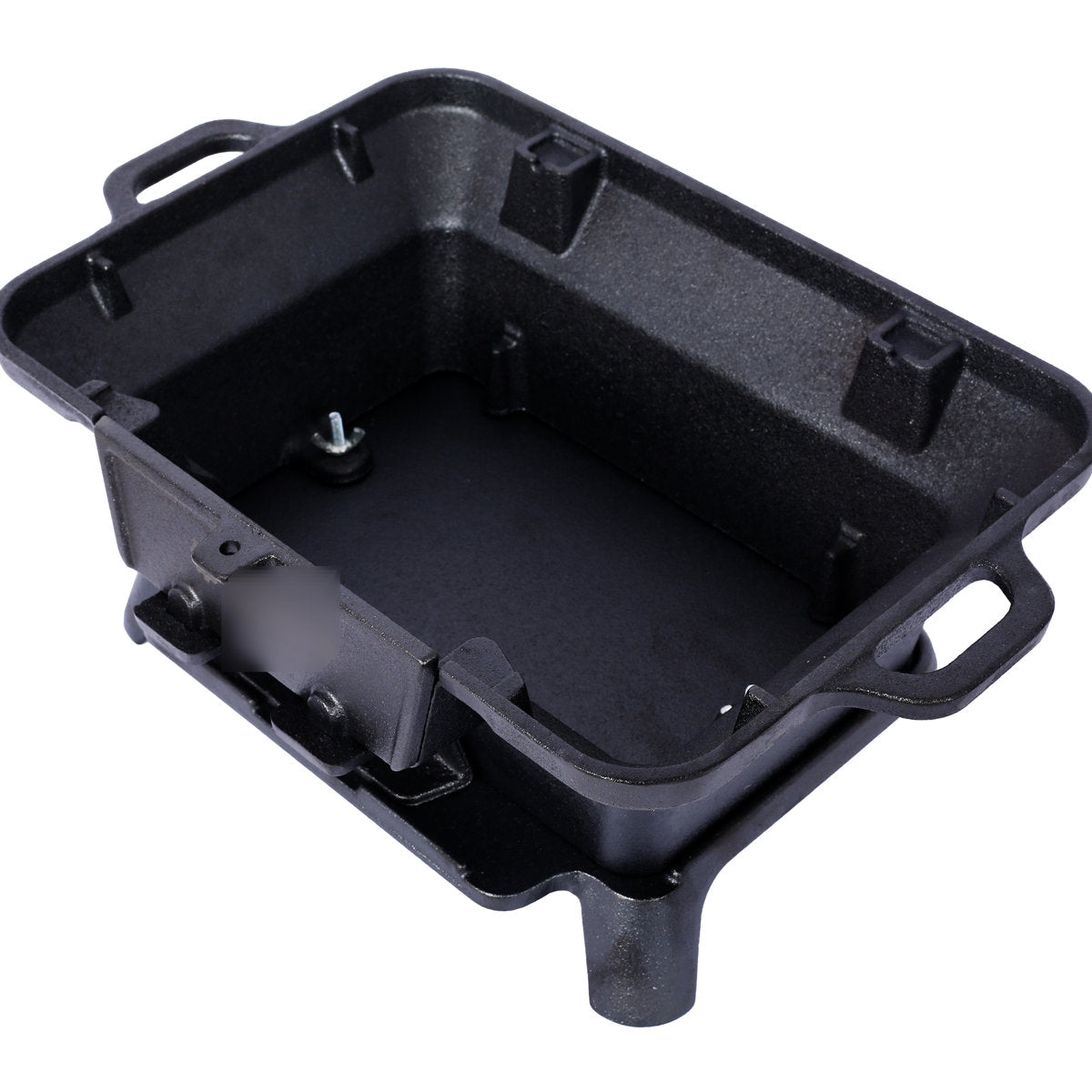 Portable Cast Iron Cooking Grill - Versatile For Different Foods, Ideal Camping And Picnics , Heat Retaining, Outdoor Culinary Experiences