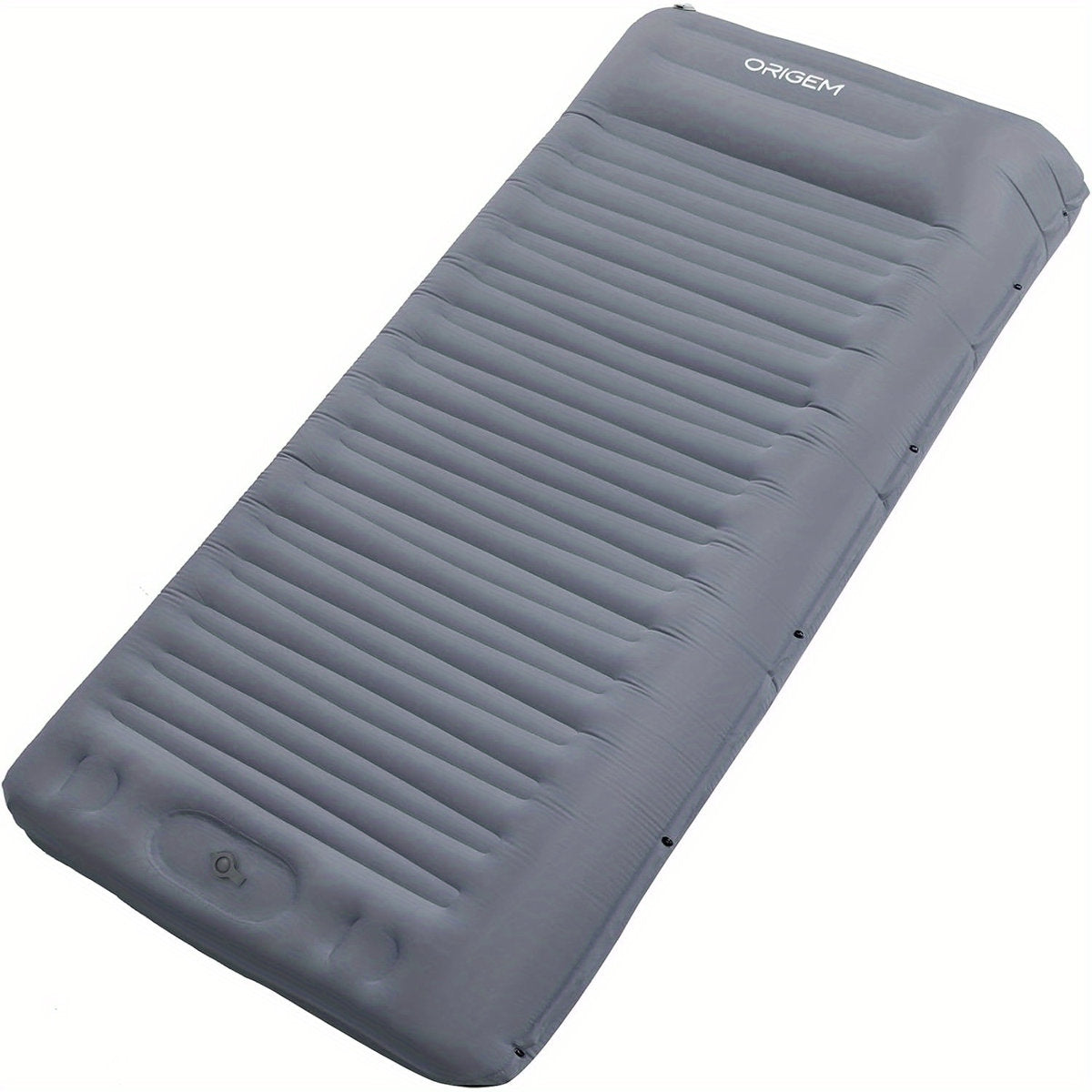Portable Foot Pump Inflatable Camping Sleeping Pad Foldable Waterproof Air Mattress for Outdoor Tent Hiking and Travel