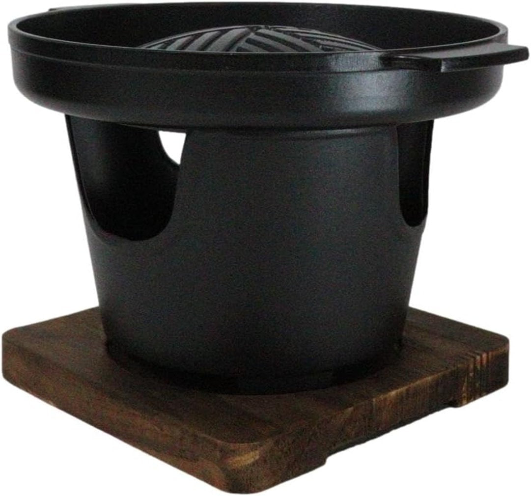 Portable Japanese BBQ Yakiniku Grill Aluminum Cooking Stove With Griddle Trivet