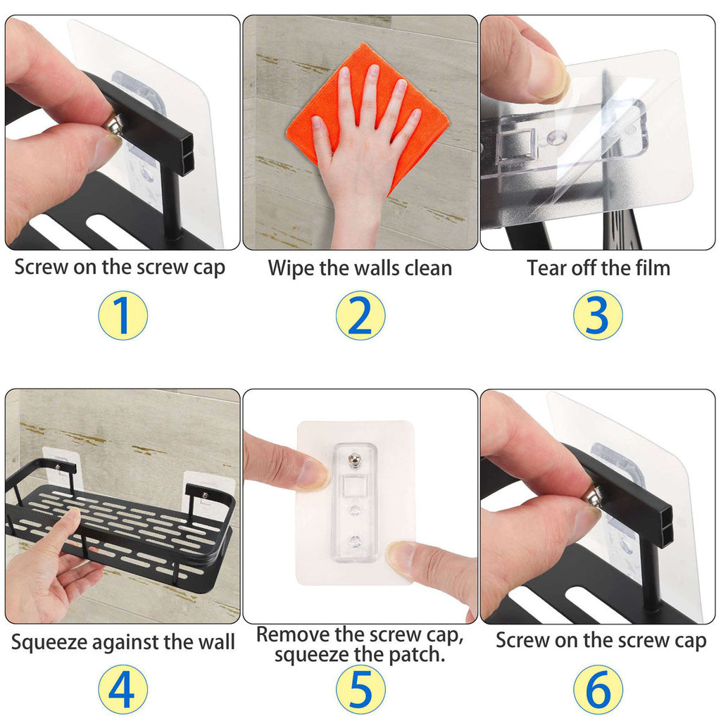 Raedean Adhesive Shower Caddy