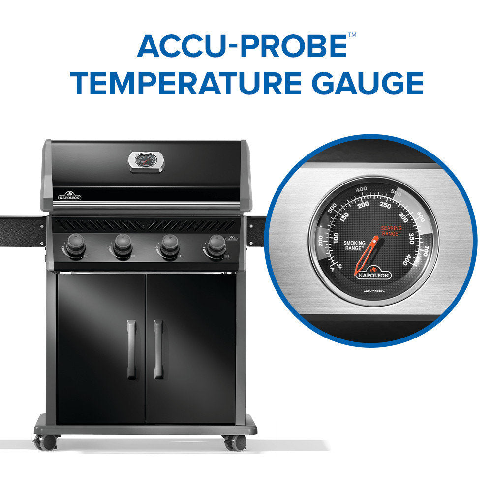 Rogue? 525 4-Burner Grill with Cast Iron Cooking Grids