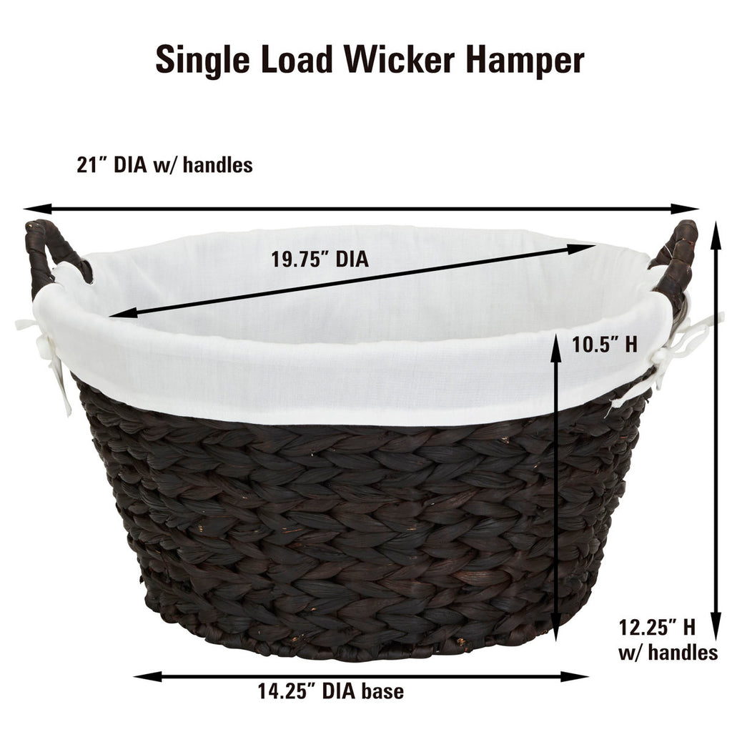 Round Laundry Basket Natural