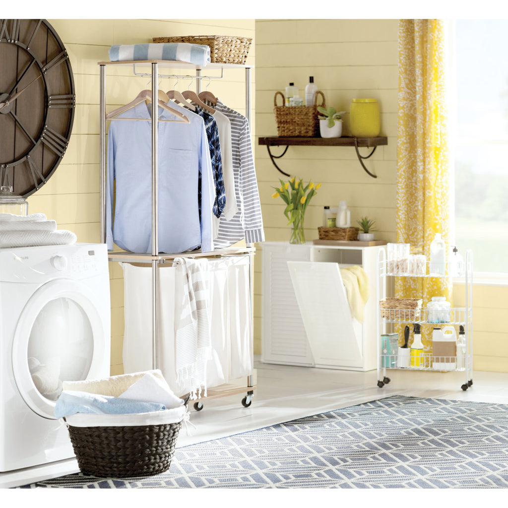 Round Laundry Basket Natural